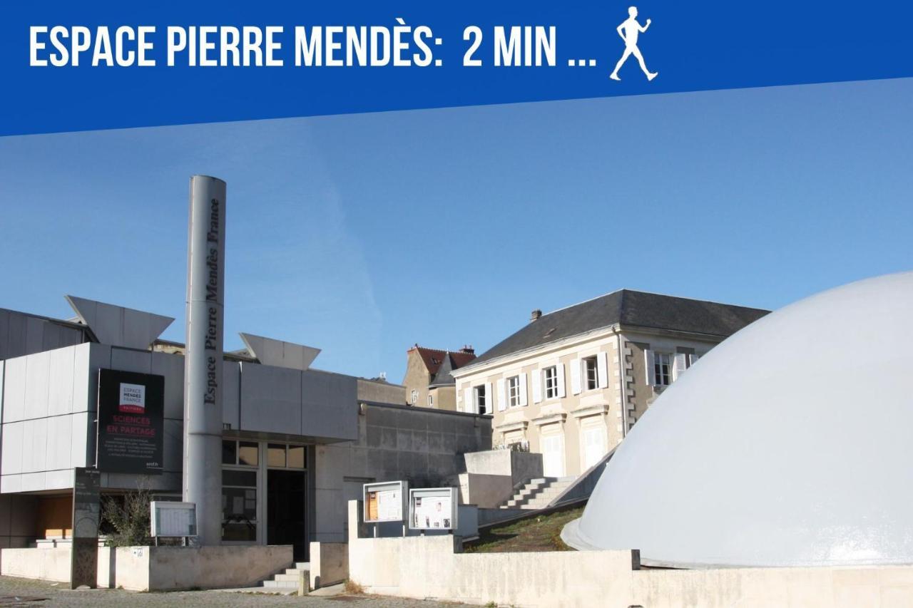 Studio Simplicien *Cosy* Plein Centre Ville De Poitiers *Tv* Wifi *Cafe* المظهر الخارجي الصورة