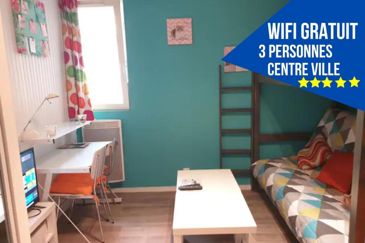 Studio Simplicien *Cosy* Plein Centre Ville De Poitiers *Tv* Wifi *Cafe* المظهر الخارجي الصورة