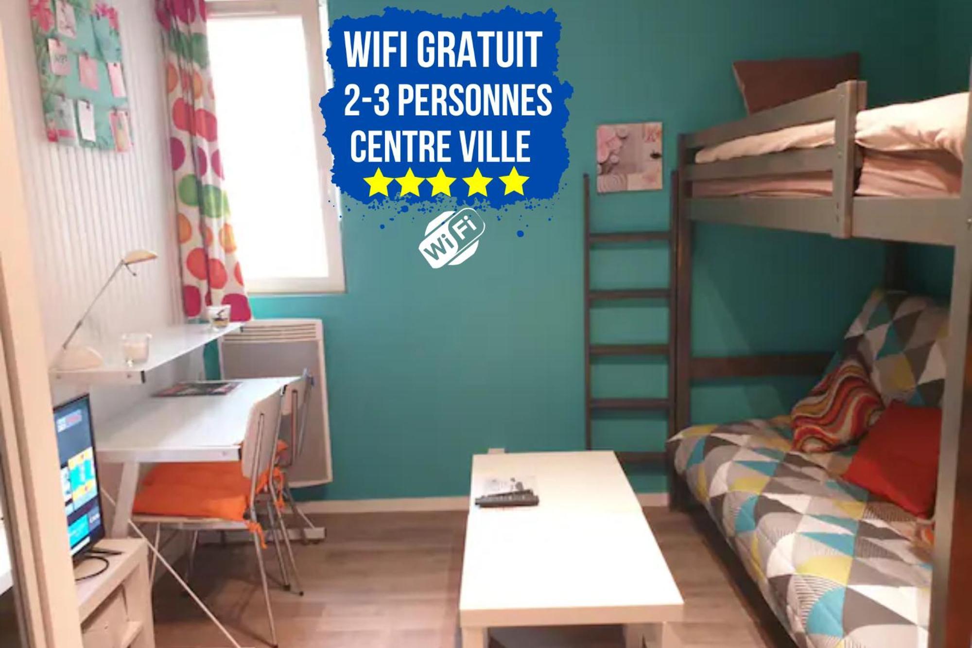 Studio Simplicien *Cosy* Plein Centre Ville De Poitiers *Tv* Wifi *Cafe* المظهر الخارجي الصورة